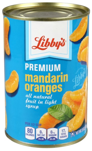 Mandarin Oranges in Extra Light Syrup