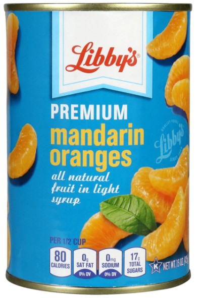 [Libby's] Premium Mandarin Oranges 24pk 15oz
